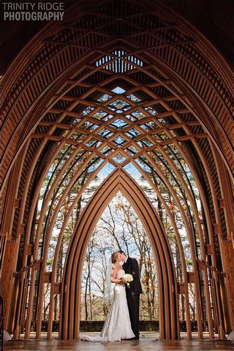 Mildred B Cooper Memorial Chapel Bella Vista Arkansas Wedding Glass Chapel Thorncrown