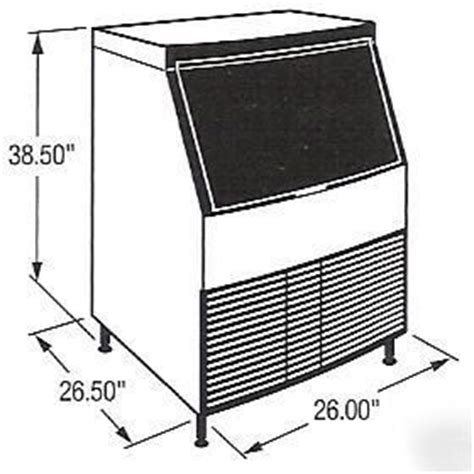 Manitowoc q-model 400 series flake ice machine