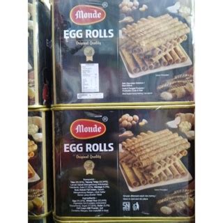 Jual Monde Serena Egg Rolls 600gram Biskuit Monde Serena Egg Roll