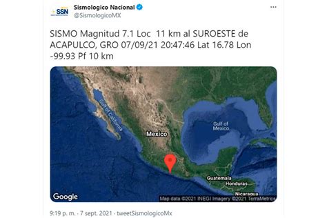 Sismo En Guerrero Se Sinti Hasta Aguascalientes Hidrocalidodigital