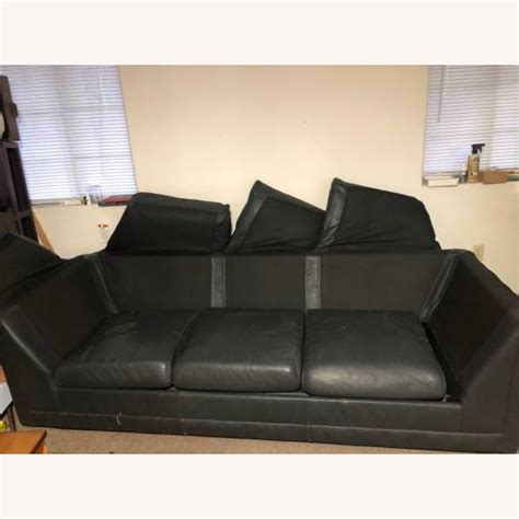 Leather Sofa Sleeper - AptDeco