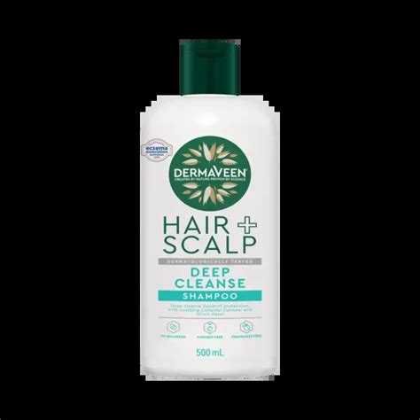 Hair Scalp Deep Cleanse Shampoo For Sensitive Scalps And Oily Hair Dermaveen