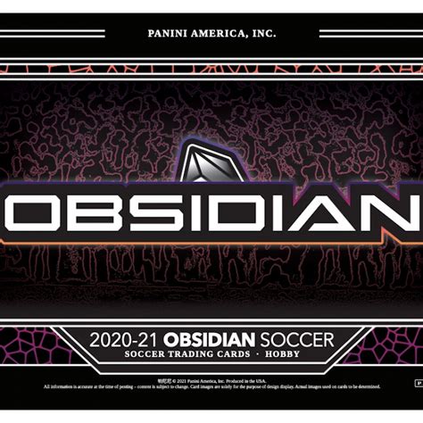 Panini Obsidian Soccer Checklist Set Info Boxes Date Reviews