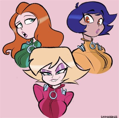 Pin De Zazz Em Totally Spies Cartoons Sensuais Personagens De Anime