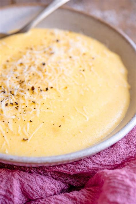 Creamy Polenta Italian Cornmeal Inside The Rustic Kitchen