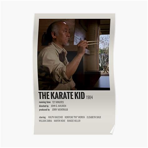 "The Karate Kid (1984)" Poster for Sale by MoviePolaroid | Redbubble