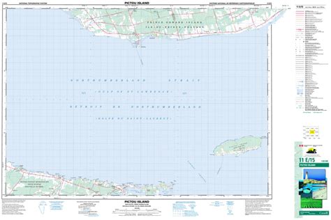 11E/15 Pictou Island Topographic Map Nova Scotia | Maps & More