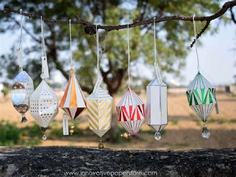 hanging paper decorations marudhara papers  jaipur india