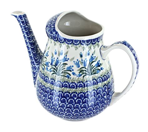 Blue Rose Polish Pottery Tulip Bouquet Watering Can Walmart