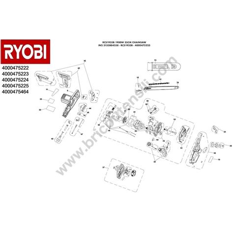 RYOBI RCS1935B Electric Chainsaw Parts