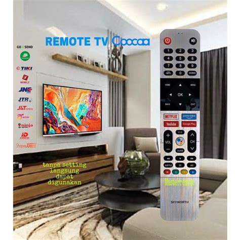 Jual REMOT REMOTE TV COOCAA SKYWORTH ANDROID TV SMART TV Shopee