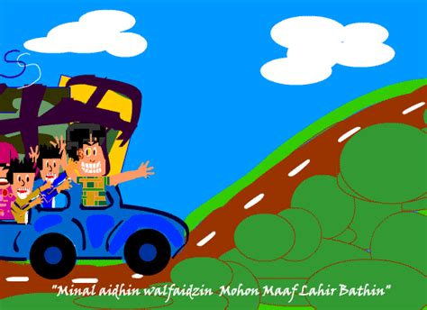 Kartu Ucapan Lebaran Lucu | Blogger Simo