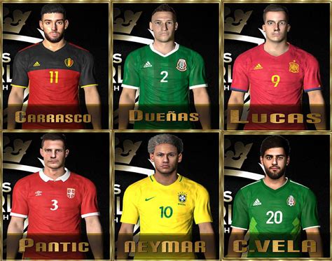 Ultigamerz PES 2017 Faces Selecciones