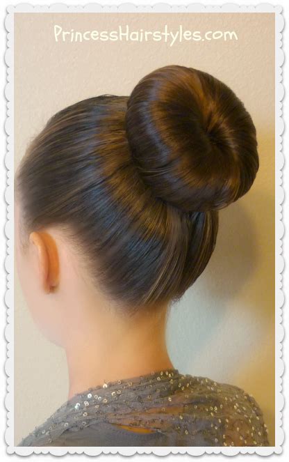 The Perfect Dance Bun and No-Heat Curls Tutorial | Hairstyles For Girls ...