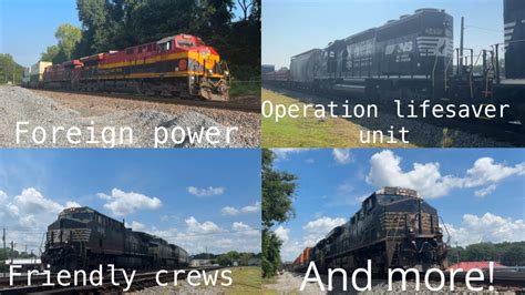 A Blazing Hot Day Railfanning Austell Ols Foreign Power Friendly