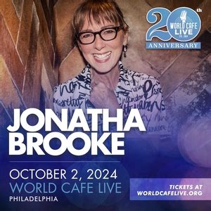 Jonatha Brooke Philadelphia Tickets, World Cafe Live Oct 02, 2024 | Bandsintown