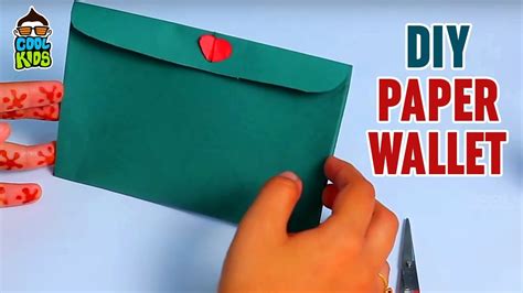 Diy Paper Wallet How To Make A Paper Wallet Easy Paper Crafts Ideas