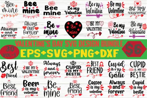 Big Valentines Day Svg Design Bundle Bundle · Creative Fabrica