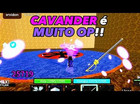 Novo Melhor Combo De Cavander K De Dano Para Ca Ar Bounty No Blox