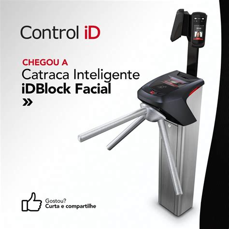 Catraca Idblock Lite Preta Leitor Facial Idface Ogis Tecnologia