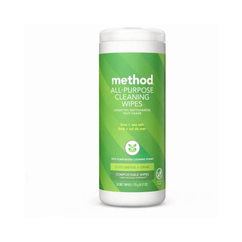 Method Products Inc 1880 All Purpose Cleaning Wipes Lime Sea Salt