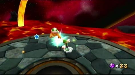 Super Mario Galaxy 2 Bowers Lava Lair Green Star 1 Youtube