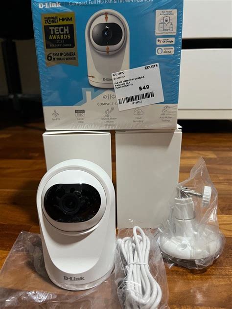 D Link Compact Full HD Pan Tilt Wi Fi Camera DCS 6501LH Furniture