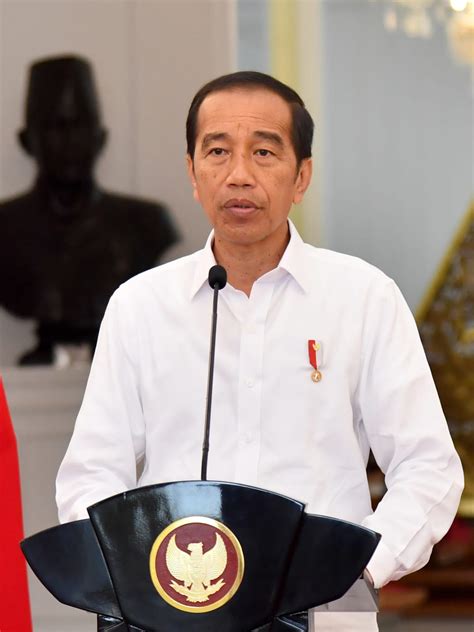 Foto Presiden Jokowi Umumkan Indonesia Resmi Jadi Anggota Penuh Fatf