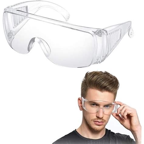 Lunettes De Sécurité Transparentes Lunettes Anti Poussière Fournitures