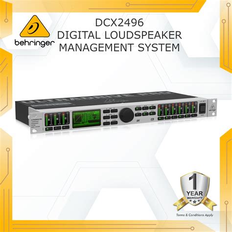 Behringer Ultra Drive Pro Dcx Loudspeaker Management System