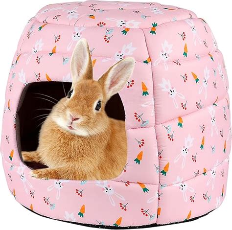 Amazon Yuepet Large Rabbit Bed House Foldable Winter Warm Bunny