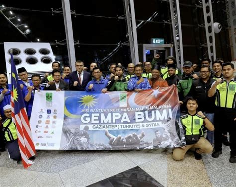 Malaysia Bentuk Task Force Bantuan Kemanusiaan Ke Turkiye Syria