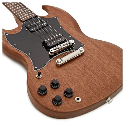 Gibson SG Tribute Left Handed Natural Walnut Gear4music