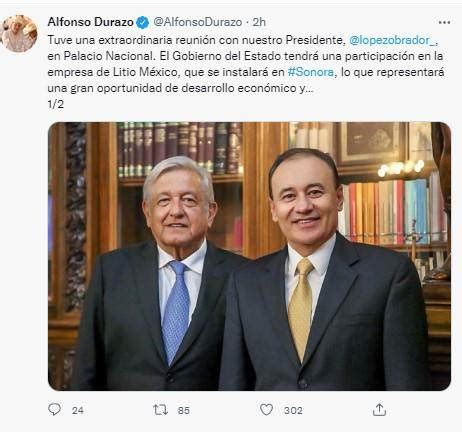 Empresa LitioMx se instalará en Sonora AMLO encarga su coordinación a