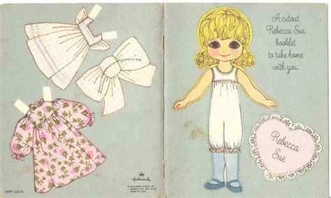 Miss Missy Paper Dolls Rebecca Sue