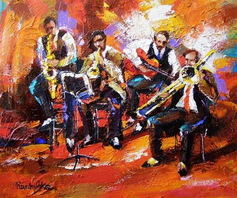 Jazz Band Painting at PaintingValley.com | Explore collection of Jazz ...