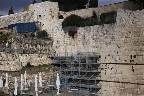 Reconstrucci N Del Muro De Las Lamentaciones En Jerusal N Anadolu Ajans