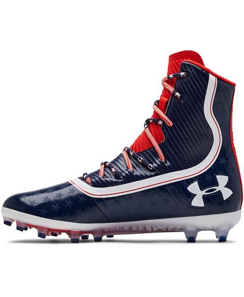 Under Armour Men S Highlight Mc Le American Football Cleats Red Aca