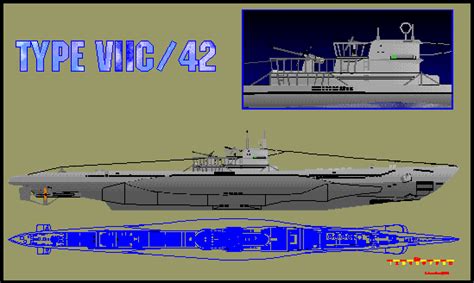 Type VIIC/42 - U-boat Types - German U-boats of WWII - Kriegsmarine ...