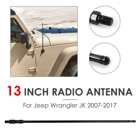 330mm 13 Inch Universal Car Roof Mast Whip Stereo Radio FM AM Signal