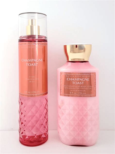 Bath Body Works Champagne Toast Fragrance Set Vegan Body Mist