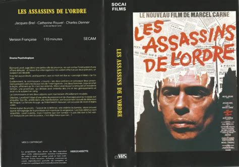 Jacques Brel Vhs Film Les Assassins De L Ordre Eur Picclick Fr