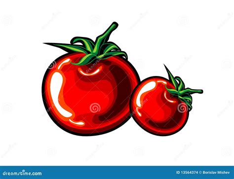 Tomato Handmade Animation Stock Vector Illustration Of October 13564374