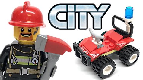 Lego City Fire Atv Review Polybag Youtube