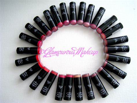 NYX Round Lipsticks Swatches & Review! - Glamorous MakeUp