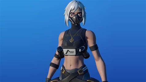 Hush Skin Fortnite In Blue Background Fortnite HD Wallpaper Peakpx