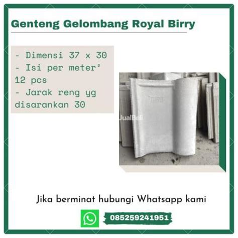 Genteng Beton Flat Di Malang Tribun JualBeli