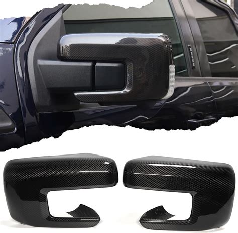 Dry Carbon Fiber Side Mirror Cap Cover For Ford F150 F 150