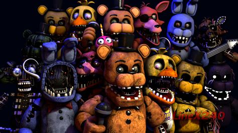 [sfm Fnaf] Withereds Models By Coolioart By Linex240 On Deviantart