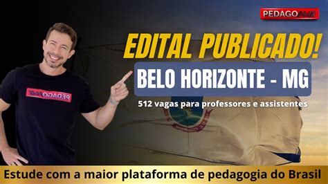 Urgente Edital Publicado Para Sme Belo Horizonte Vagas Para